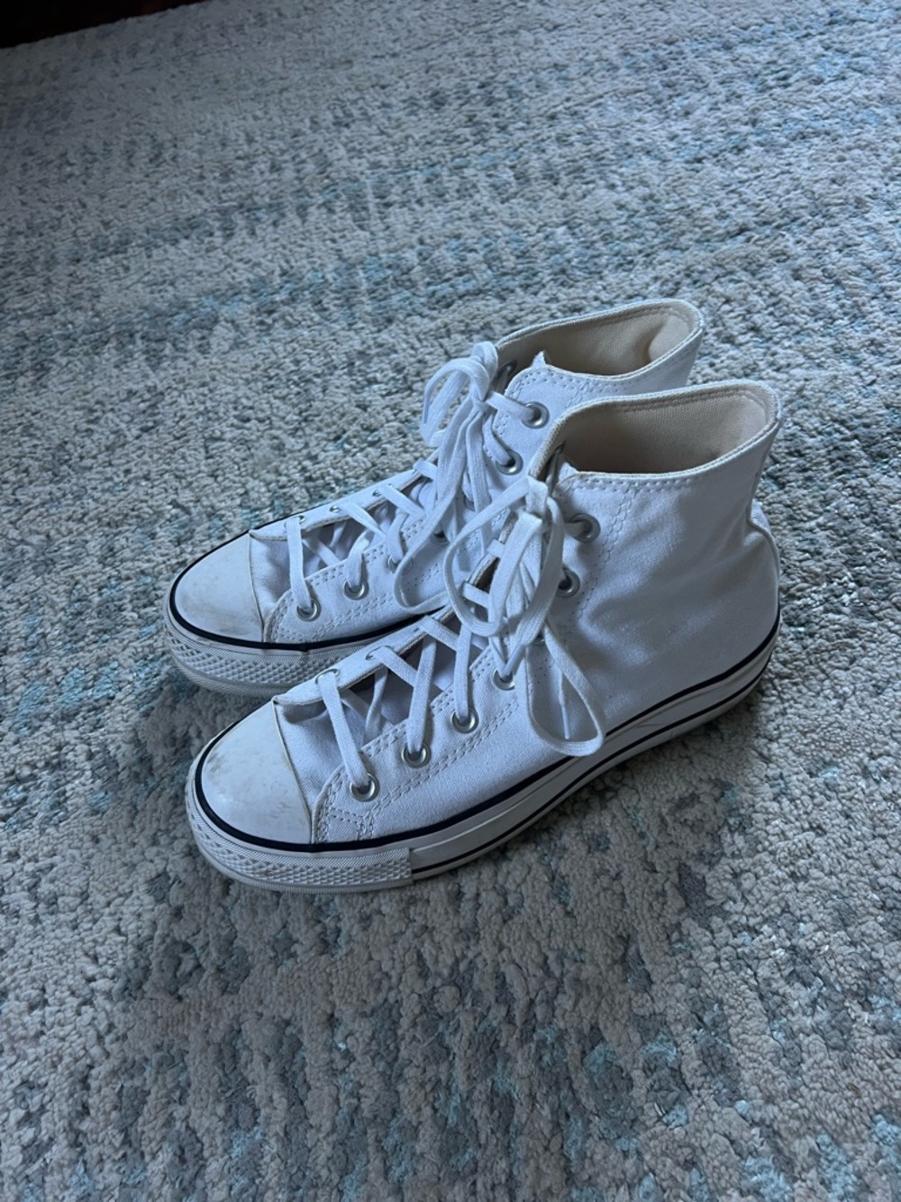 Converse Platform High-Top Canvas Sneakers